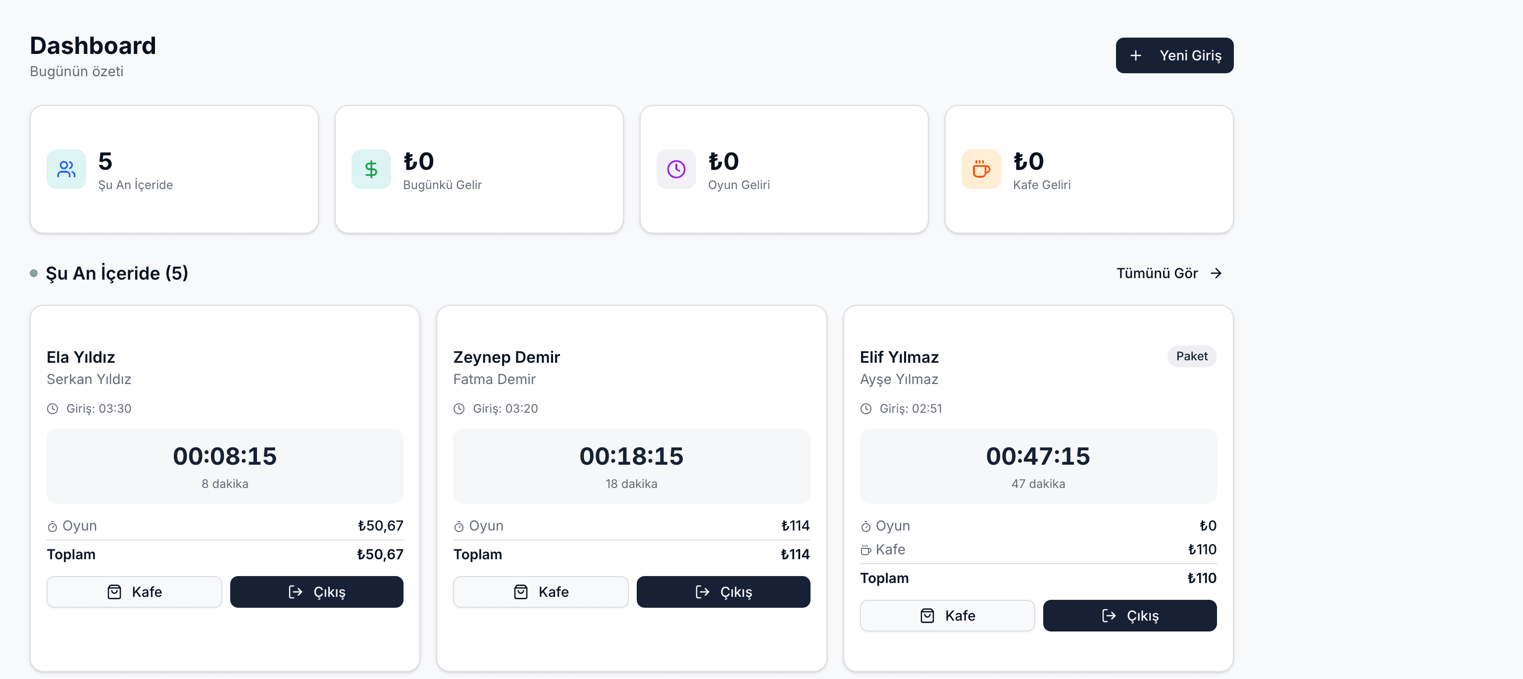 Aktif Ziyaretleri İzleyin