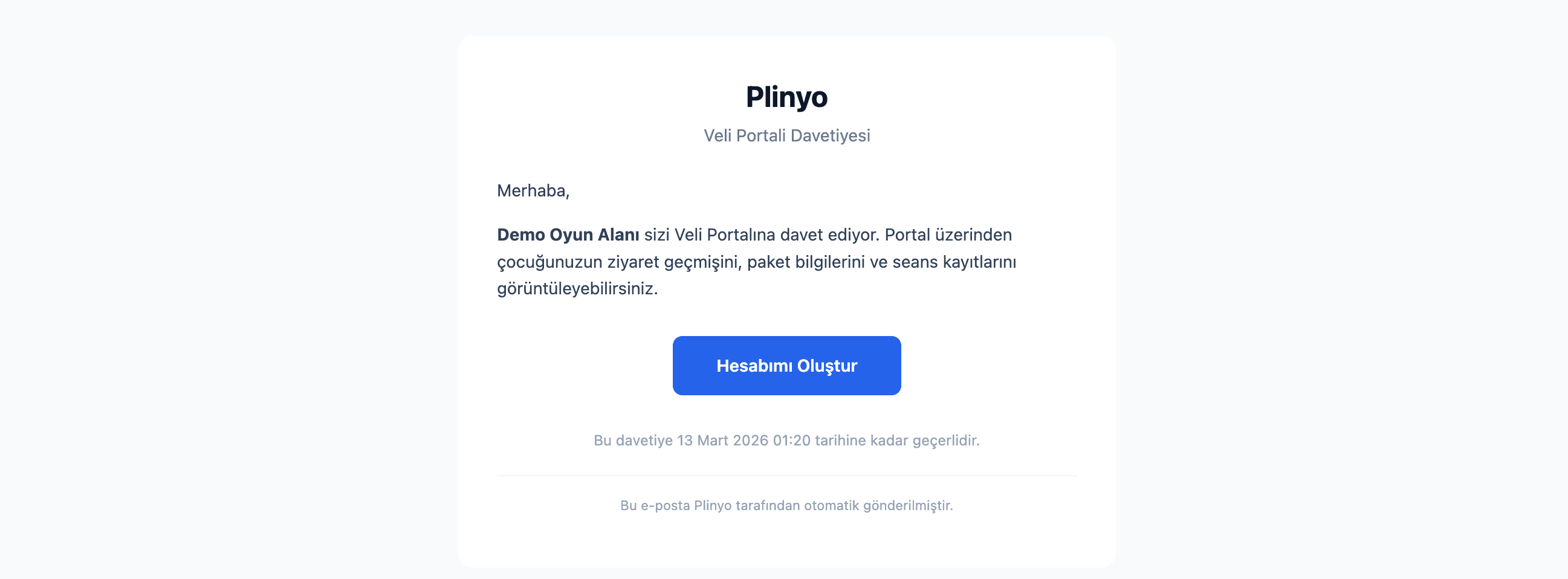 Davet Linki Paylaşın