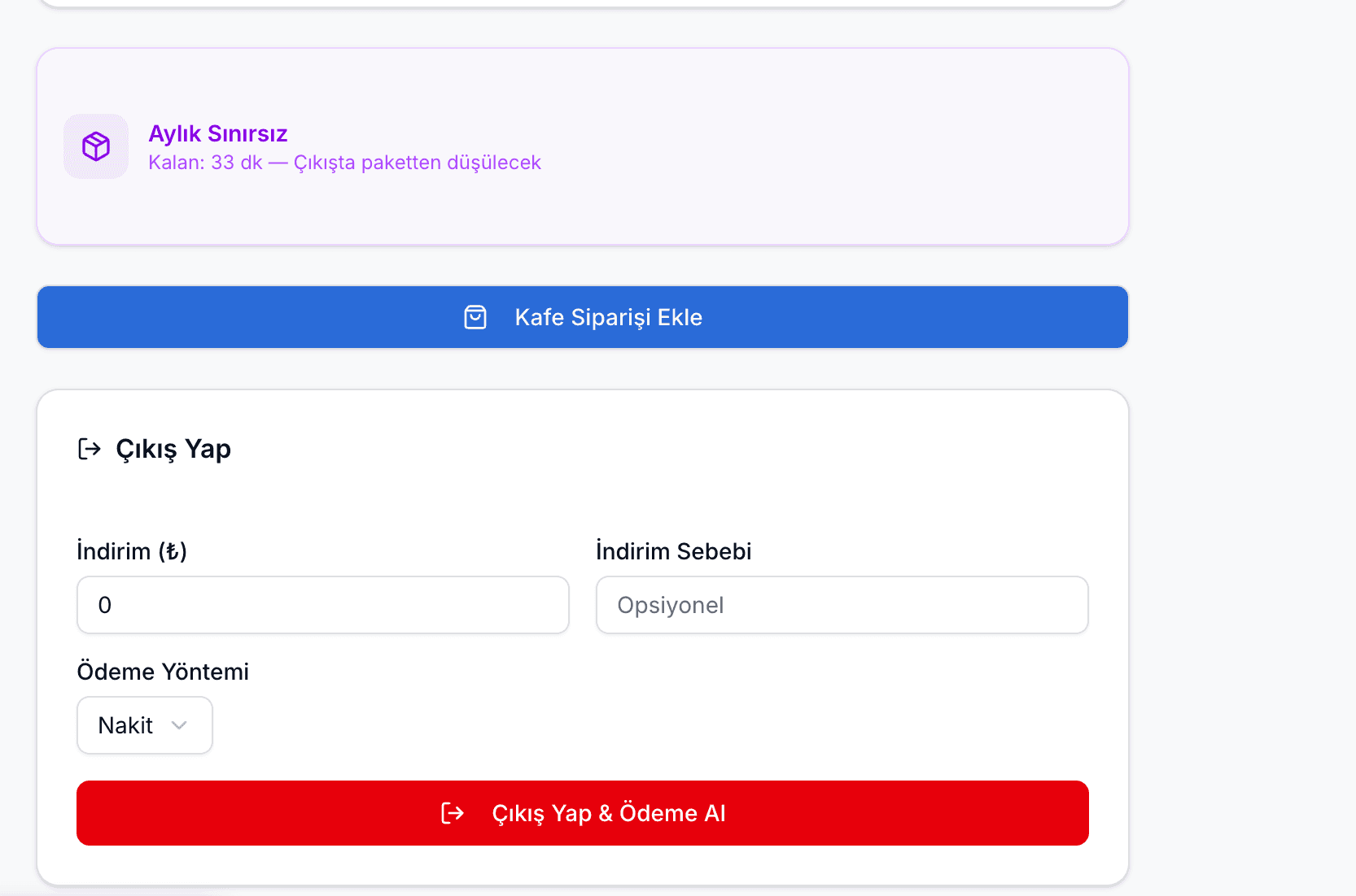 Otomatik Dakika Düşümü