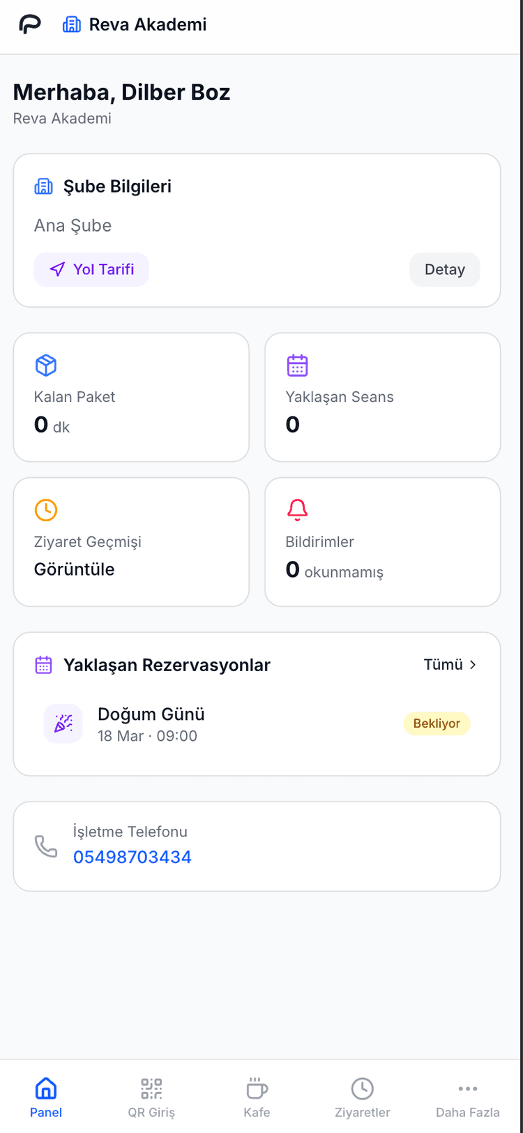 Veli Portalı (B2C) — Ekran Görüntüsü